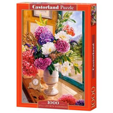 Imagem de Puzzle 1000 Peças Vaso de Hortências - Castorland Importado 1044442