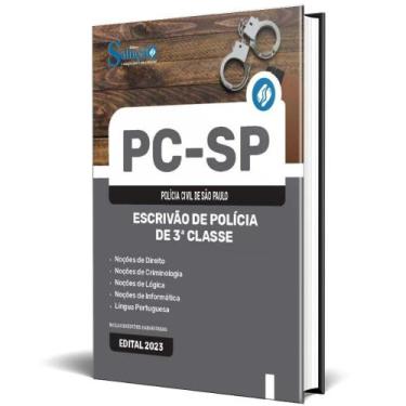 Imagem de Apostila Pc Sp 2024 - Escrivão De Polícia De 3 Classe - Editora Soluca