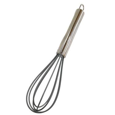 Imagem de Batedor de Claras Silicone 21cm Cinza N2345492 - Quanhe