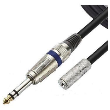 Imagem de Cabo Extensor P2 P10 5 Metros Extensão Retorno Fone Ouvido - Prime