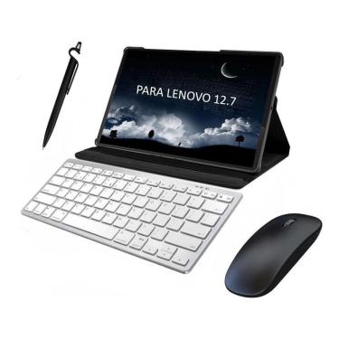 Imagem de Capa Com Teclado E Mouse Bluetooth Para Tablet Lenovo P12