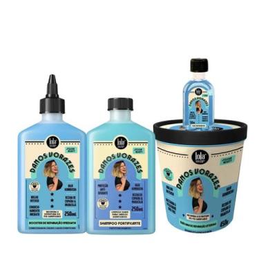 Imagem de Kit Lola Danos Vorazes Sh 250ml + Masc 450ml + Booster Reparação + Dan