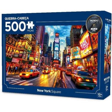 Imagem de Quebra Cabeça Times Square New York 500 Peças Mimo - 2648