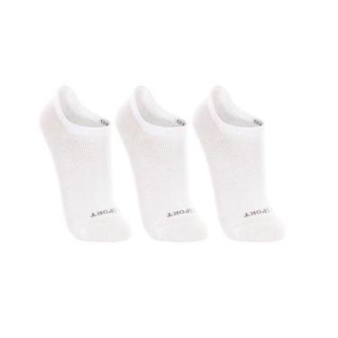 Imagem de Meia Lupo Sapatilha Invisivel - 03170-089 - 3 pares - Branco, Branco, 