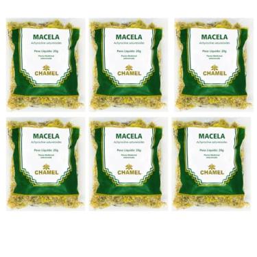 Imagem de Chá Macela Kit 6 Pacotes Natural Chamel