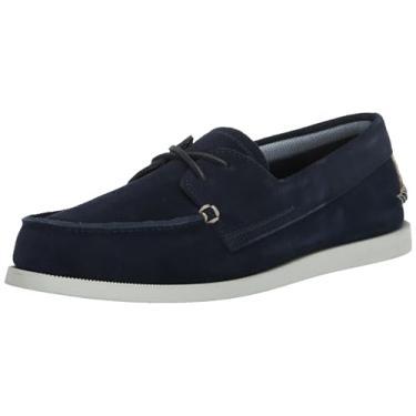 Imagem de Sperry Sapato náutico masculino autêntico original Sirocco, Camurça azul-marinho, 43