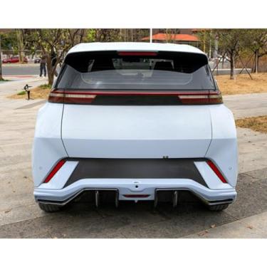 Imagem de Para Seagull 2023-2025 Spoiler de Lábios de Saia Lateral Carro Dianteiro Traseiro Spoiler Difusor de Lábios Acessórios de Modificação Azul (Spoiler Traseiro)