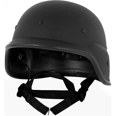Imagem de Modern Warrior Capacete tático militar ABS Army Surplus Airsoft (preto)
