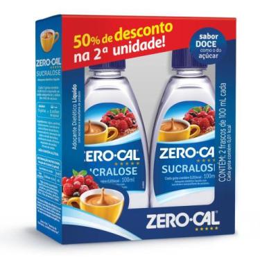 Imagem de Kit Adoçante Líquido Zero Cal Sucralose 2 unidades 100ml cada - Zeroca