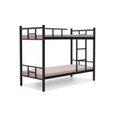 Imagem de Beliche Solteiro Aço Ferro Metal Robusto Tamanho 88x188 Cor Preto Estilo Industrial Be-03