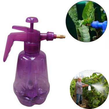 Imagem de Pulverizador Pressão Manual 1,6 L Bico Regulàvel Para Plantas Jardim E Limpezas Roxa