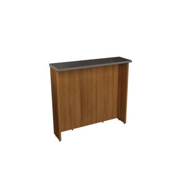 Imagem de Bancada Ilha Cozinha PH 3068 Denver 120cm Freijo Rocks/Grafito Chess - Herval