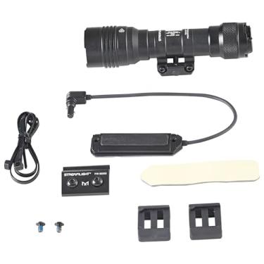 Imagem de Streamlight 88126 ProTac Rail Mount HL-X Pro 1000-Lumen High Candela Multi-Fuel Long Gun Light, Inclui Jack-Cap, kit M-Lok, interruptor de pressão, ferramenta e baterias de lítio CR123A, preto