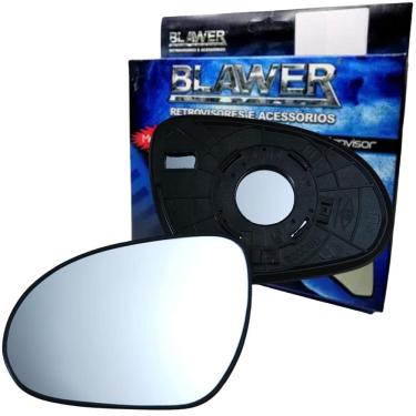 Imagem de Sc689 - Vidro Espelho Retrovisor Lado Esquerdo Com Base Hyundai I30 I30Sw 2009 a 2012 - Blawer