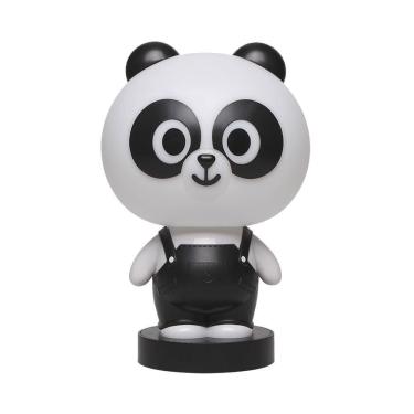 Imagem de Luminária De Mesa Infantil Taschibra Led Abajur Pandinha Faro 3w Usb Luz Quente 3000k