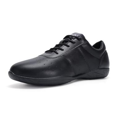 Imagem de OLORA Cheer Shoes Tênis de líder de torcida, leve, confortável, dança, atlético, treinamento, competição, líder de torcida, Clássico/Completo/Preto, 35/36 BR