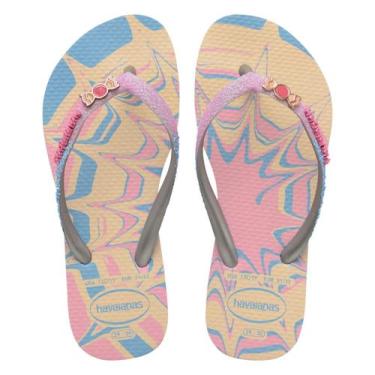 Imagem de Sandalia havaianas kids slim glitter ii 24.25