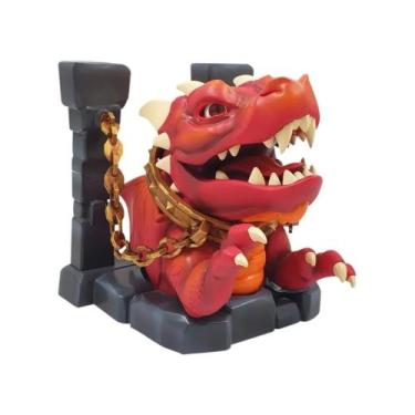 Imagem de Brinquedo Fantoche de Plástico Dragão Zinder com Som e Animação Vermel