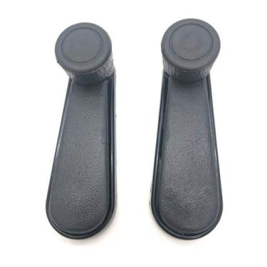 Imagem de Par de Manivela Vidro Metal Gol /Parati /Saveiro G2 Bola Preta - Kaisa