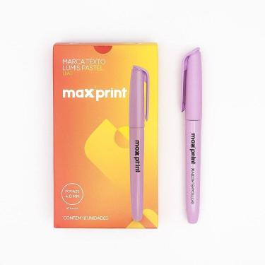 Imagem de Caneta Marca Texto Lumis Pastel Maxprint Un Lilas Pastel
