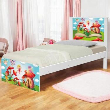 Imagem de Cama Juvenil Zap Mundo das Fadinhas com Colchão - Mais de Casa
