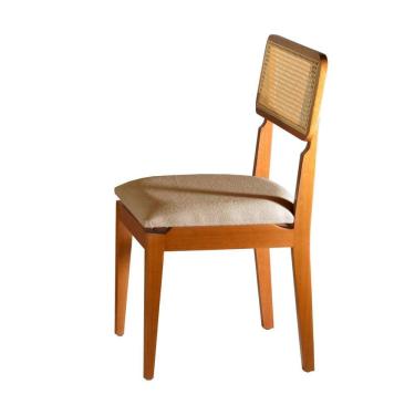 Imagem de Kit Cadeira Canadá Caixa com 2 Cadeiras Linho Bege