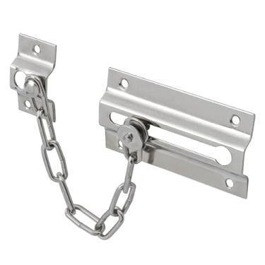 Imagem de Fecho Pega-Ladrão Cromado 10 cm – Segurança Extra para Portas – Fácil Instalação e Alta Durabilidade