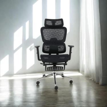 Imagem de Cadeira de Escritório Trailsy Ergonômica Suporte Lombar Tela Mesh Resp