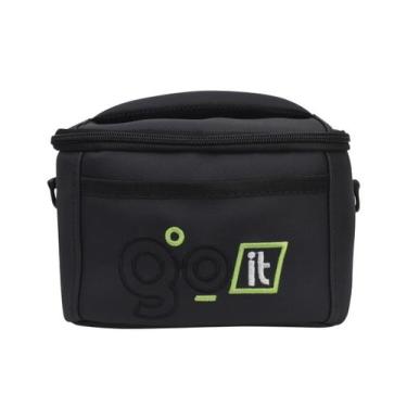 Imagem de Bolsa Térmica Marmita Fitness Top Black Luxo Impermeável - Go It, Pret