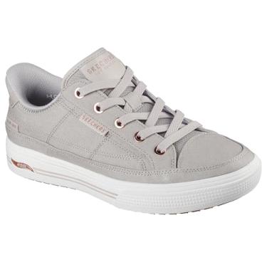 Imagem de Skechers Tênis feminino sem cadarço Arcade-See Ya There Hands Free Slip-ins, Cinzento-acastan, 38
