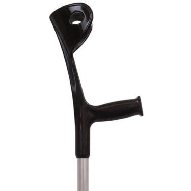 Imagem de Muleta Canadense Fixa Regulável Sequencial - Preta - Até 150kg - Unida