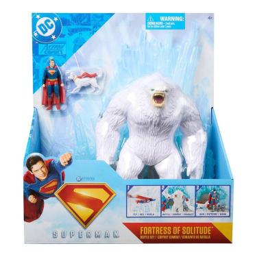 Imagem de Superman O Filme, Playset 3 Bonecos Superman, Krypto e Yeti