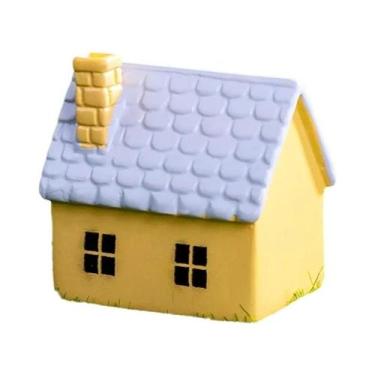 Imagem de Estátua Miniatura De Paisagem De Casa Pequena Moderna E Fofa, Ornament