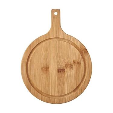 Imagem de Farberware Tábua redonda com sulco para suco, 19 x 25 cm, bambu