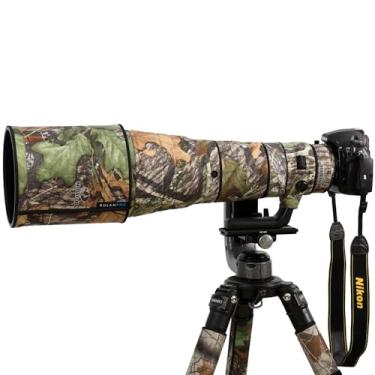 Imagem de ROLANPRO Capa de lente camuflada para Nikon AF-S 600 mm f/4G ED VR Capa protetora para lente - # 17 à prova d'água