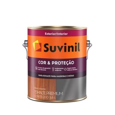 Imagem de Tinta Esmalte Brilhante Cor e Proteção Suvinill 3,6 Litros Vinho Chassis