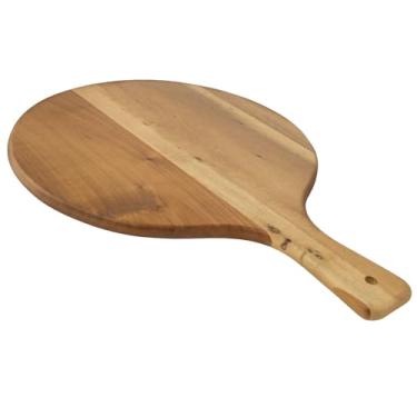 Imagem de HSHGZSR Tábua de corte de queijo, tábua de corte de madeira, tábua de charcutaria de madeira de acácia, prato de jantar de madeira, tábua de cortar cozinha, tábua de charcutaria de cozinha para carne