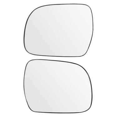 Imagem de Edinstry 1 par de vidro retrovisor esquerdo e direito aquecido com placa de suporte para Lexus RX300 RX330 RX350 RX400H 2004-2009