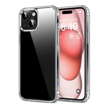 Imagem de Capa Capinha Clear Case Space X Rígida Anti Amarelamento Resistente Para iPhone (iPhone 15)