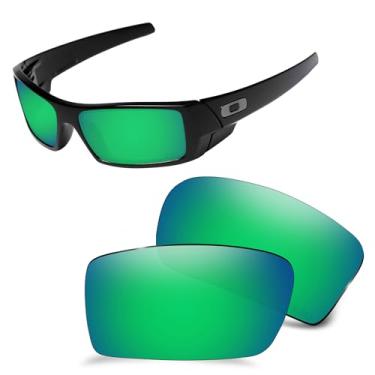 Imagem de AOZAN Lentes de reposição polarizadas ANSI Z87.1 para óculos de sol Oakley Gascan OO9014 - Verde Jade