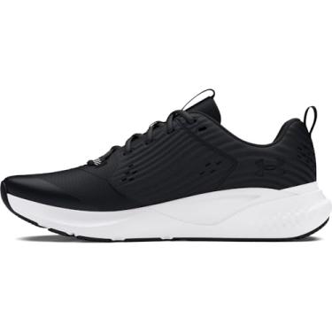 Imagem de Under Armour Charged Commit Trainer masculino 4 4e Cross, (001) Preto/Branco/Branco, 11 X-Wide