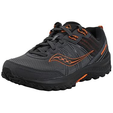Imagem de Saucony T nis de corrida masculino Excursion Tr14 Trail, Preto/laranja, 11 Wide