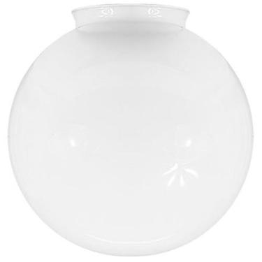 Imagem de Globo De Vidro Com Colar 15 X 28 P/ Poste de Jardim - Jota Iluminação 