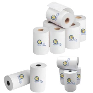 Imagem de Bobina Térmica 80x40mm  Caixa com 15 Rolos Branca / Impressões Nítidas