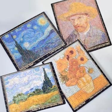 Imagem de Kit de 04 Quebra-Cabeças Van Gogh, com 120 Peças cada
