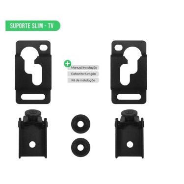 Imagem de Suporte De Parede Para Tv Televisão Monitor Led Lcd Oled 13 À 70 Polegadas Vesa Aço