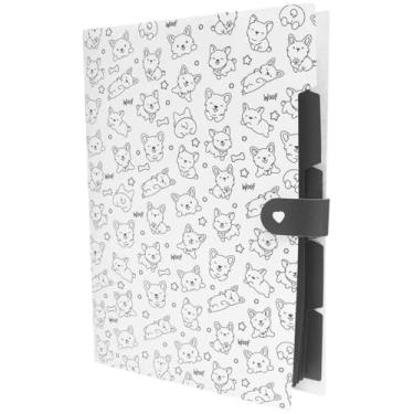 Imagem de Pasta Sanfonada, Polibras, Plástica, A4, 5 Divisões, Dogs e Cats, Sortido