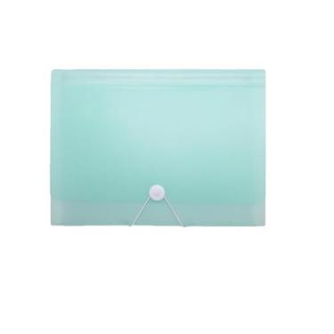 Imagem de Pasta de arquivos importante pasta de documentos sanfonada organizador de arquivos tamanho carta expansível jaqueta de arquivo de papel (verde)