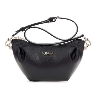 Imagem de GUESS Amorette Bolsa de ombro superior com zíper, Preto, One Size, Amorette Bolsa de ombro superior com zíper