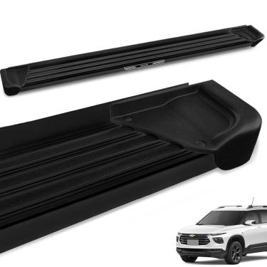 Imagem de Estribo Lateral Montana 2023 2024 Alumínio Preto A1 Com Ades